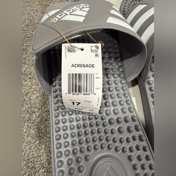 NWT-In Box Adidas Adissage Slides - Picture 5 of 8